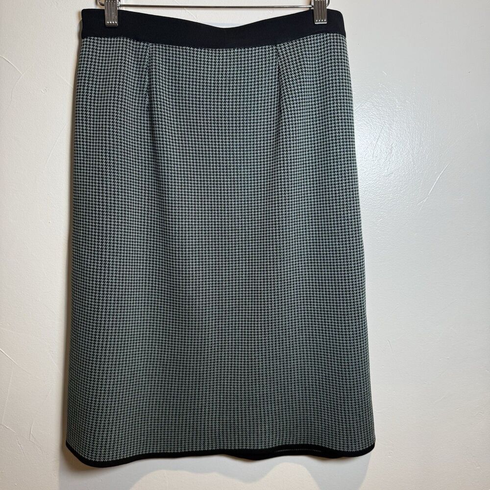 Exclusively Misook Pull On Houndstooth Skirt Midi… - image 8